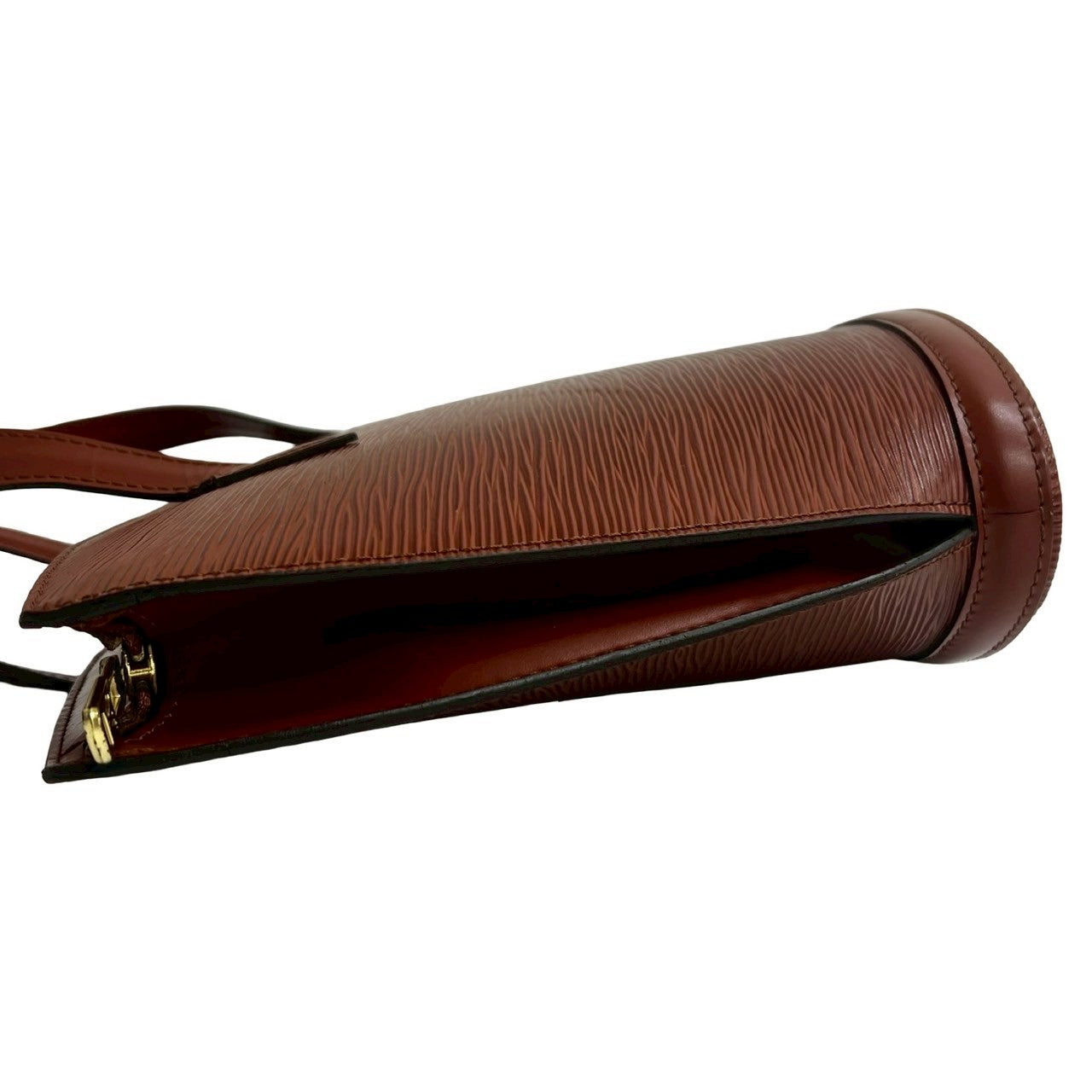 LOUIS VUITTON Handbag leather Brown Epi Sun jack