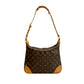 LOUIS VUITTON Shoulder Bag leather Brown Monogram Boulogne
