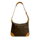 LOUIS VUITTON Shoulder Bag leather Brown Monogram Boulogne