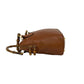 GUCCI Shoulder Bag leather Brown Bamboo