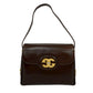 GUCCI Shoulder Bag leather Brown
