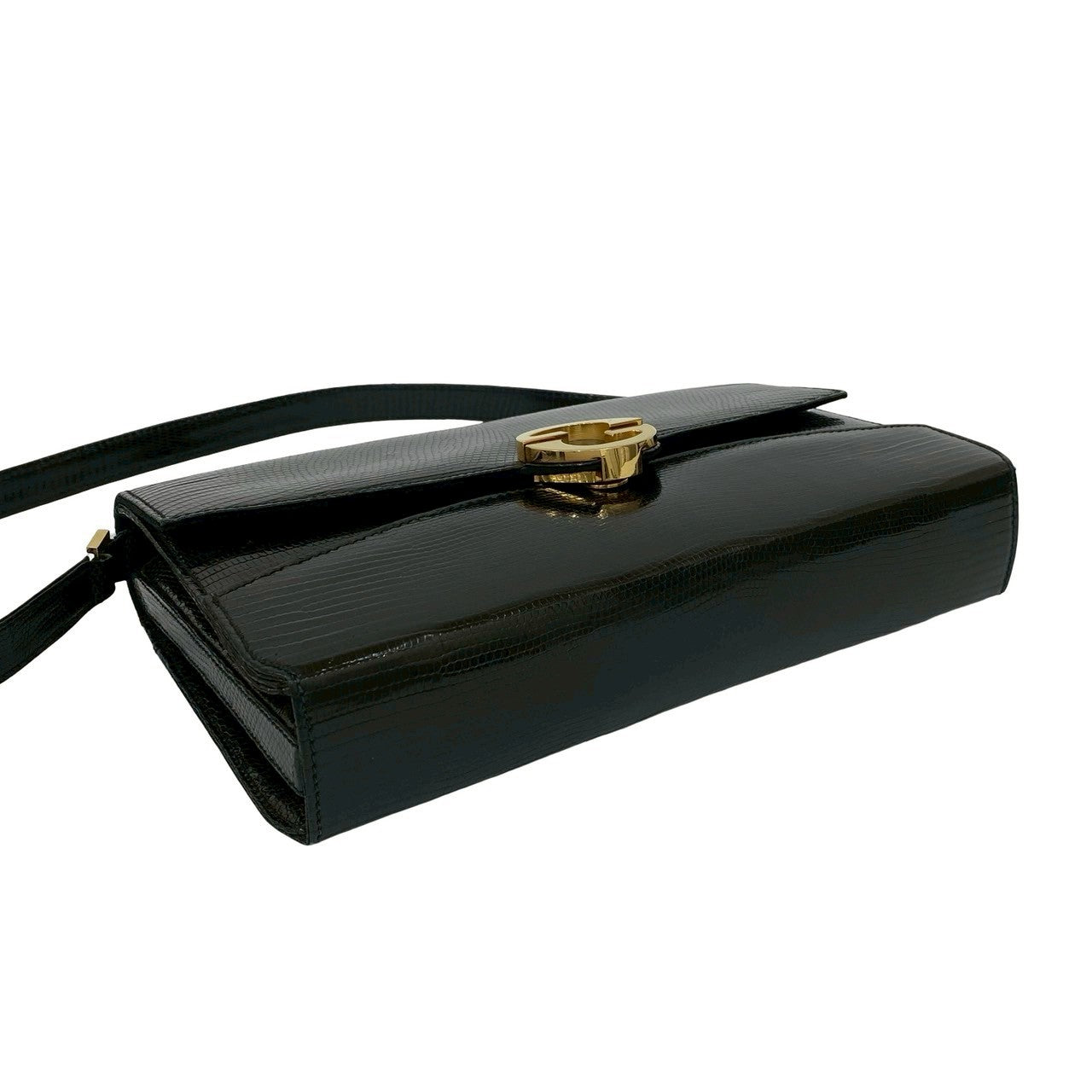 GUCCI Shoulder Bag leather black