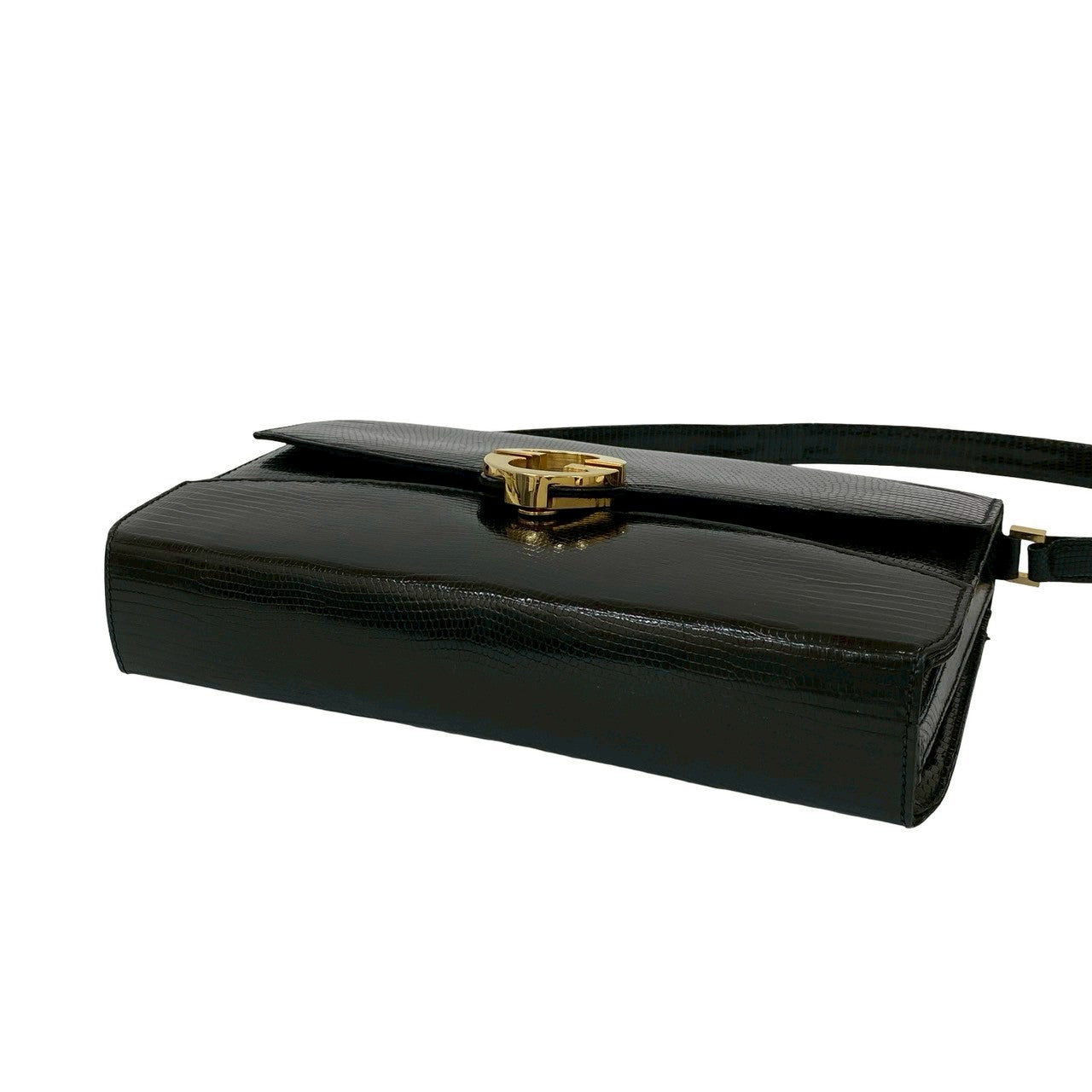 GUCCI Shoulder Bag leather black