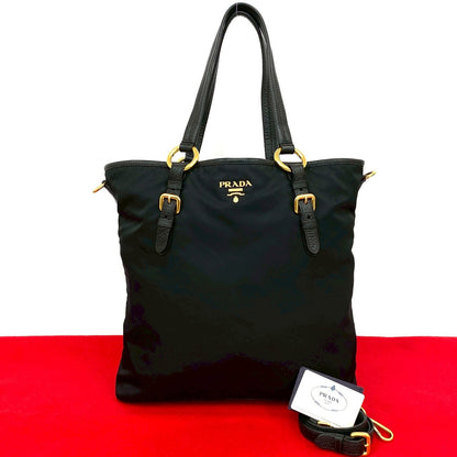 PRADA Shoulder Bag Nylon black