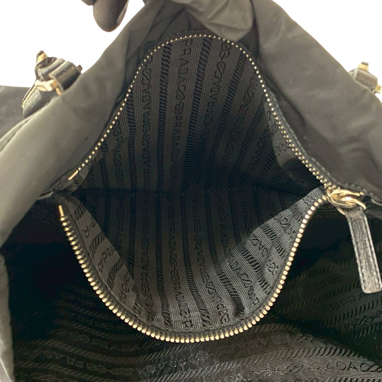 PRADA Shoulder Bag Nylon black