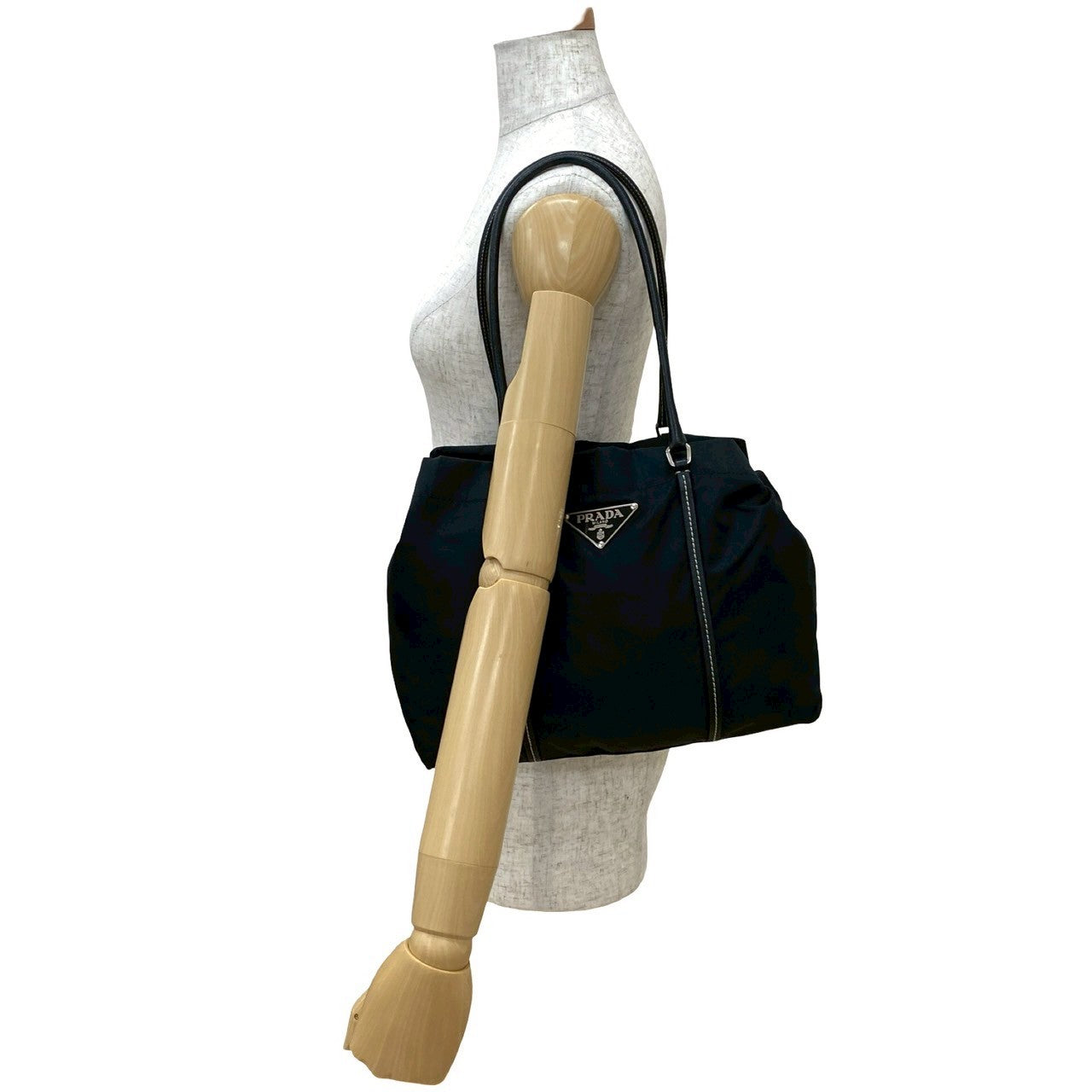 PRADA Shoulder Bag Nylon black