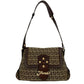FENDI Shoulder Bag leather Brown