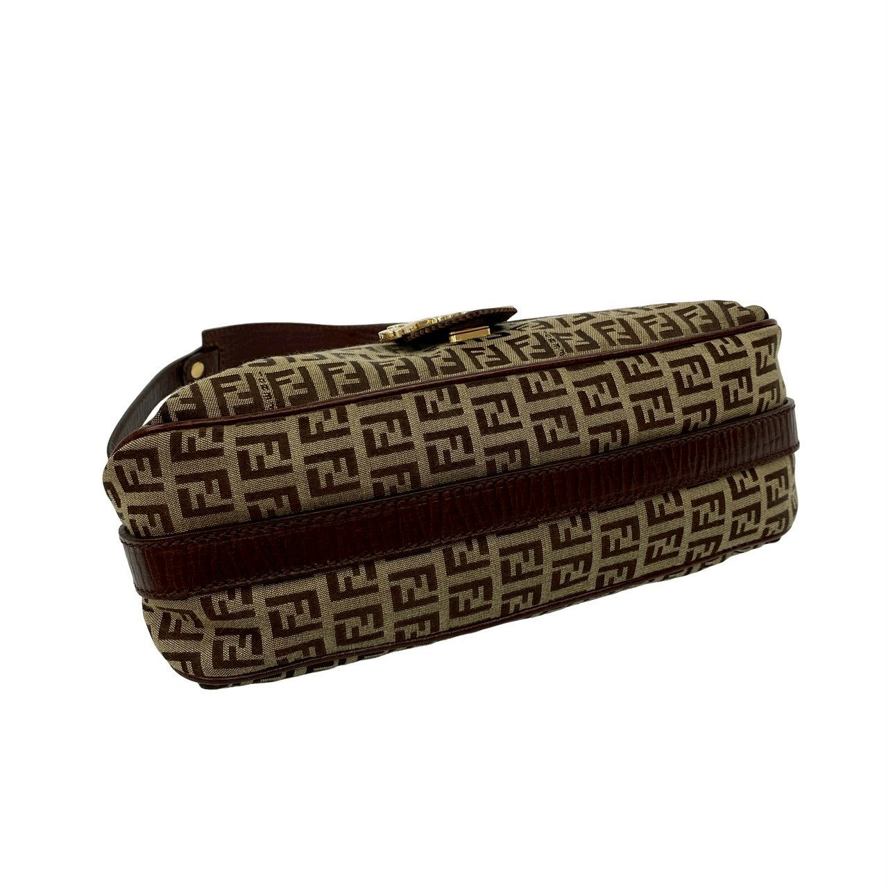 FENDI Shoulder Bag leather Brown