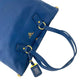 PRADA Tote Bag leather blue