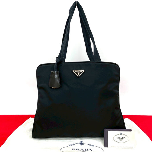PRADA Tote Bag Nylon black
