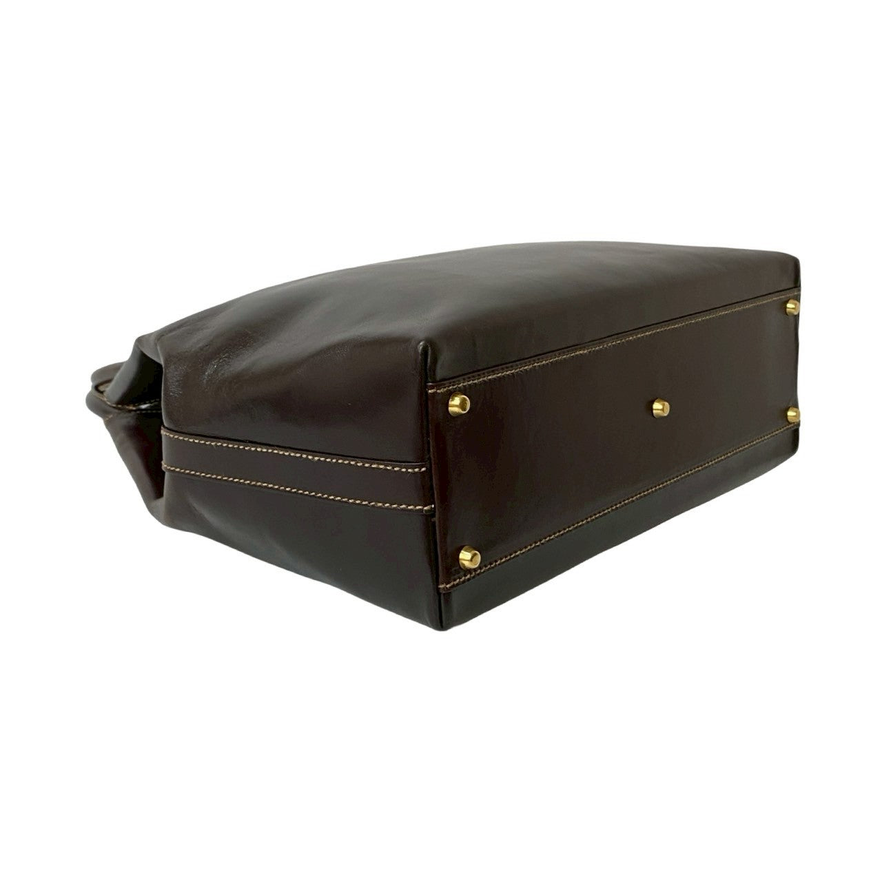 FENDI Shoulder Bag leather Brown
