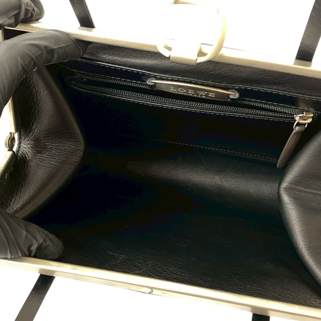 LOEWE Handbag leather black