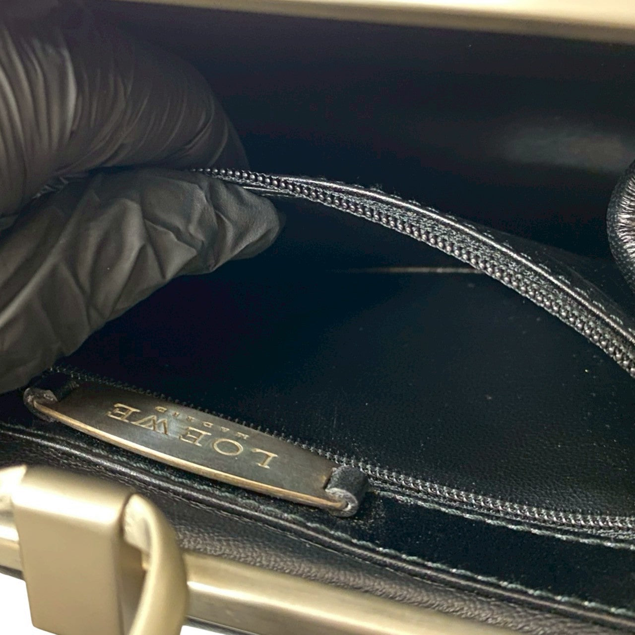 LOEWE Handbag leather black