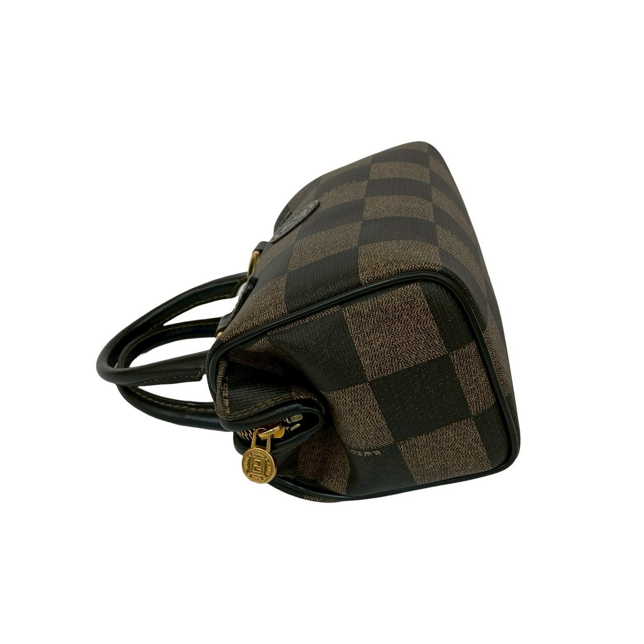 FENDI Handbag leather Brown