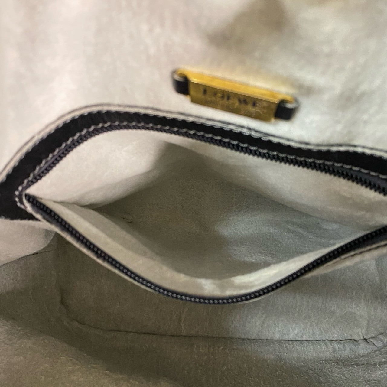 LOEWE Shoulder Bag leather black