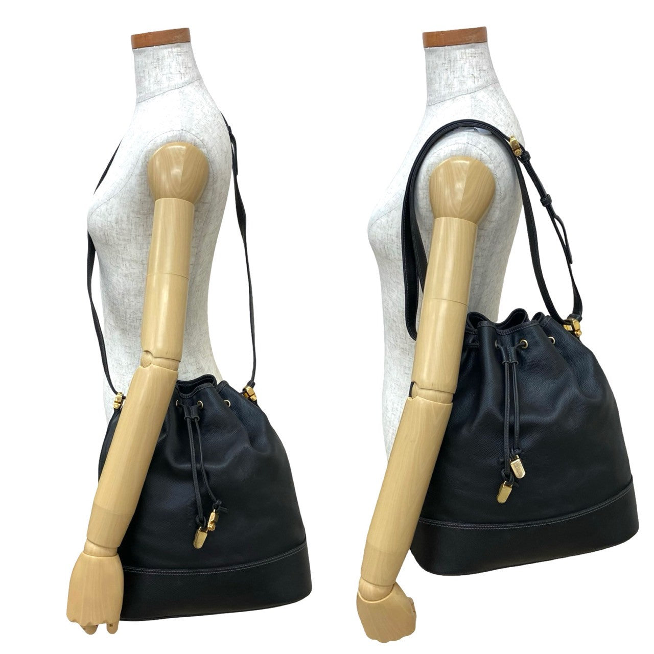 LOEWE Shoulder Bag leather black