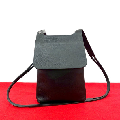 LOEWE Shoulder Bag leather black