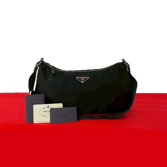 PRADA Shoulder Bag Nylon black