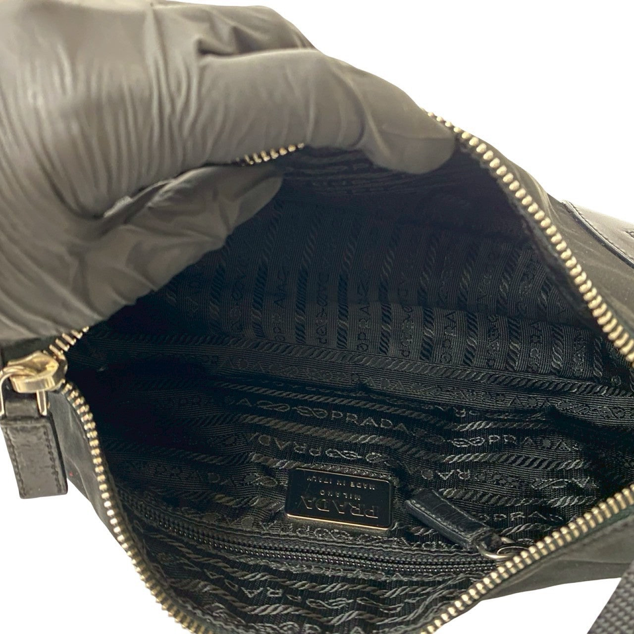 PRADA Shoulder Bag Nylon black