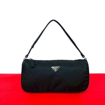PRADA Handbag Nylon black