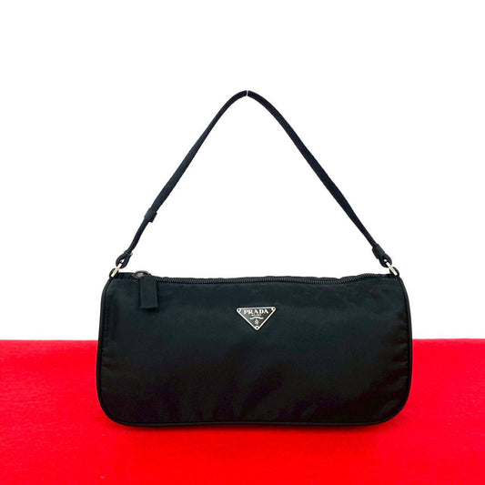PRADA Handbag Nylon black