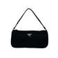 PRADA Handbag Nylon black