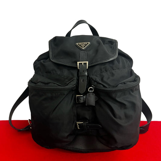 PRADA Backpack Nylon black