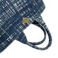 PRADA Handbag canvas blue Canapa