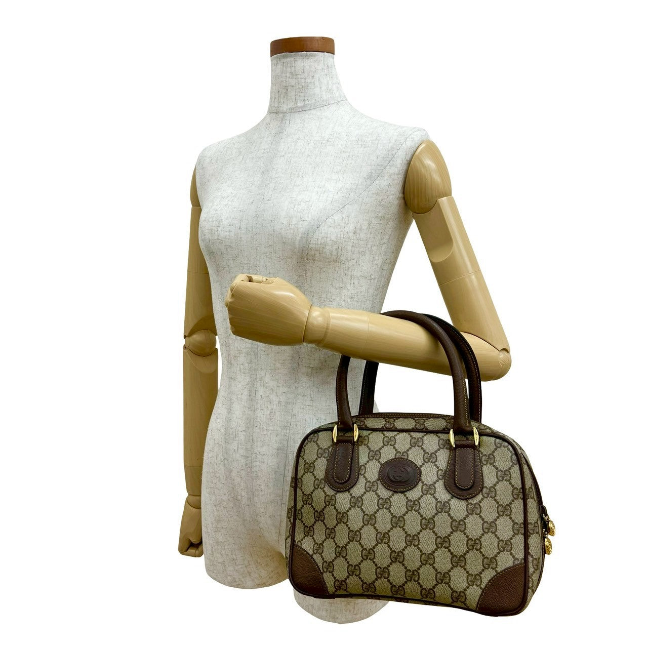 GUCCI Handbag leather Brown