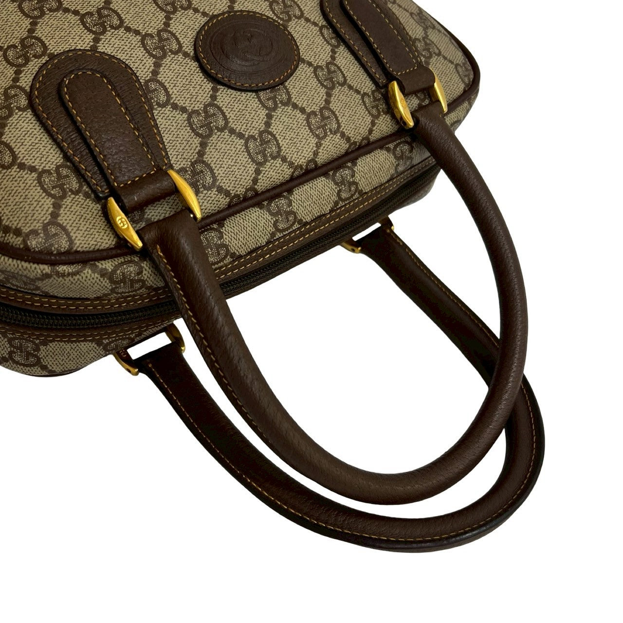 GUCCI Handbag leather Brown