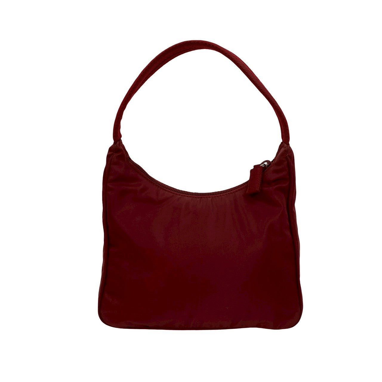 PRADA Handbag Nylon Red