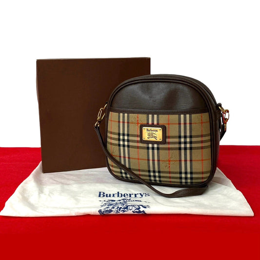 BURBERRY Shoulder Bag leather Brown