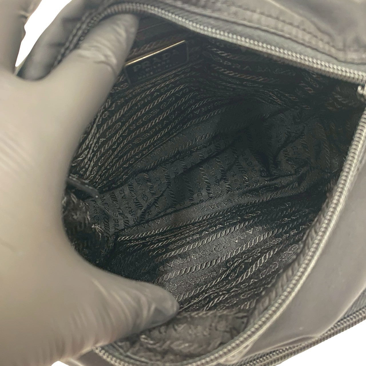 PRADA Shoulder Bag Nylon black