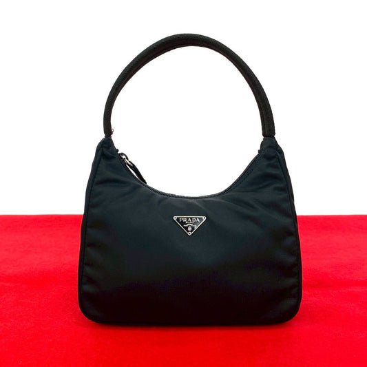 PRADA Handbag Nylon black