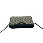 GUCCI Shoulder Bag leather Navy