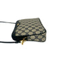 GUCCI Shoulder Bag leather Navy