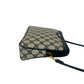 GUCCI Shoulder Bag leather Navy