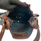 CELINE Shoulder Bag denim blue Paris Macadam