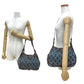 CELINE Shoulder Bag denim blue Paris Macadam