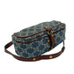 CELINE Shoulder Bag denim blue Paris Macadam