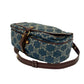 CELINE Shoulder Bag denim blue Paris Macadam