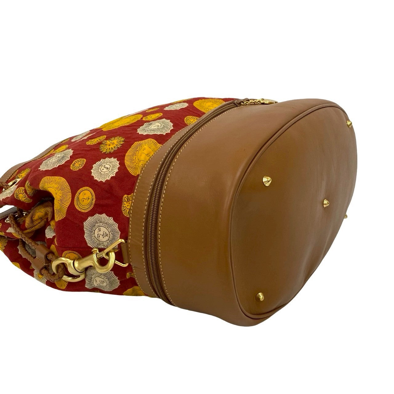 GUCCI Shoulder Bag leather Red