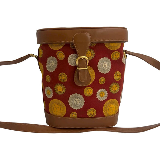 GUCCI Shoulder Bag leather Brown