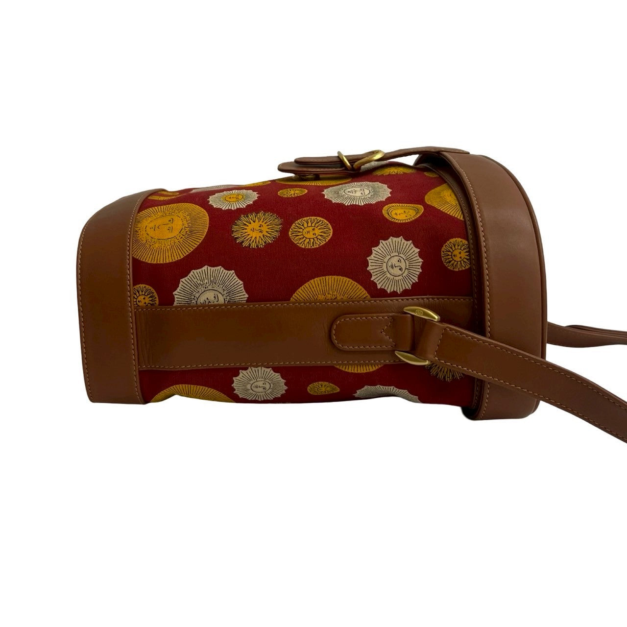 GUCCI Shoulder Bag leather Brown