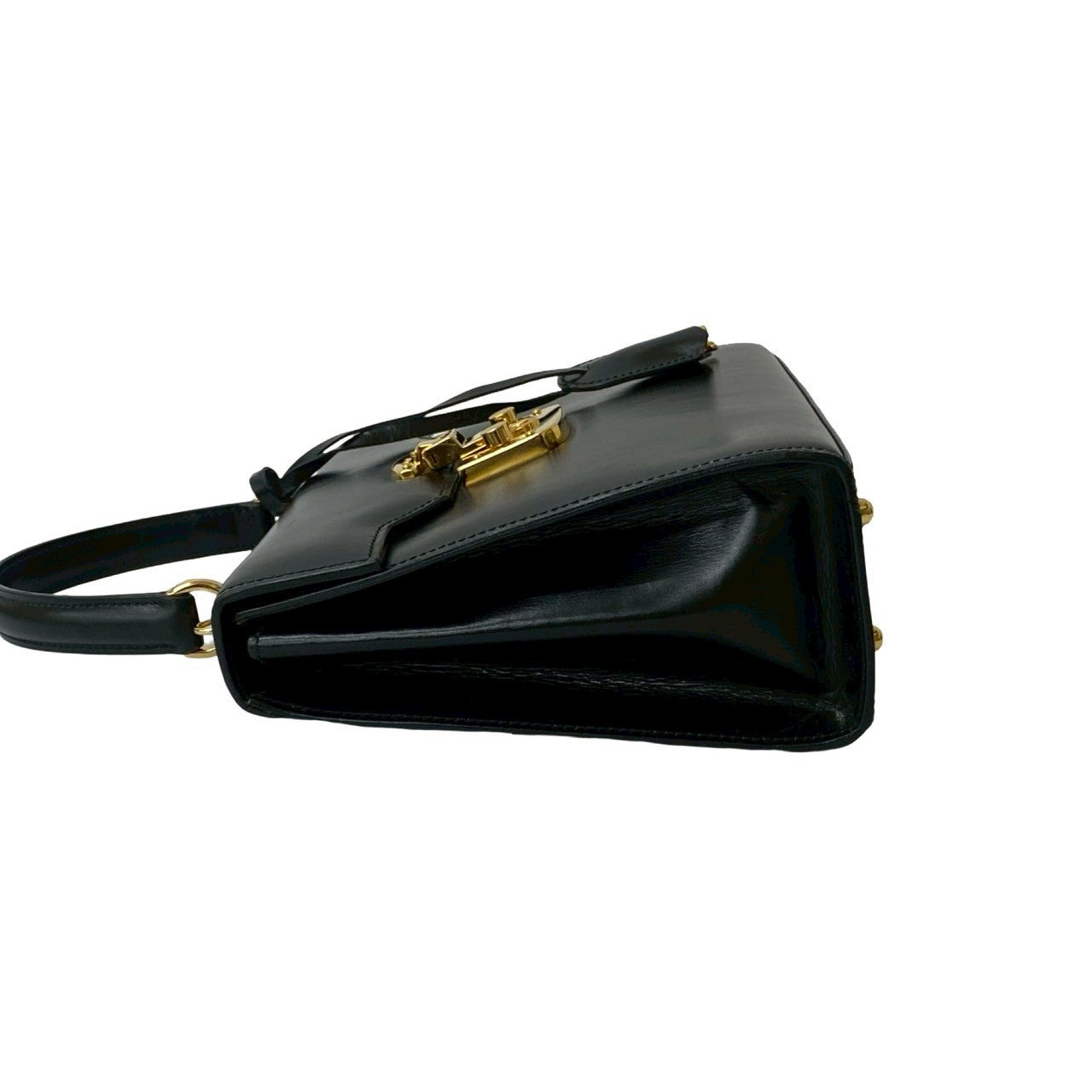 GUCCI Shoulder Bag leather black