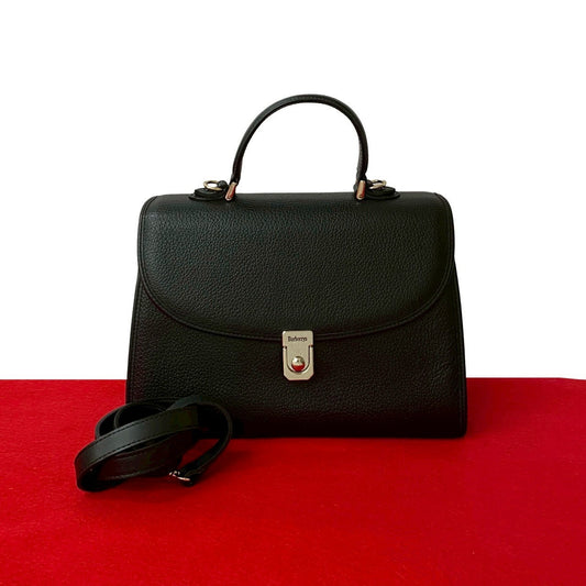 BURBERRY Shoulder Bag leather black