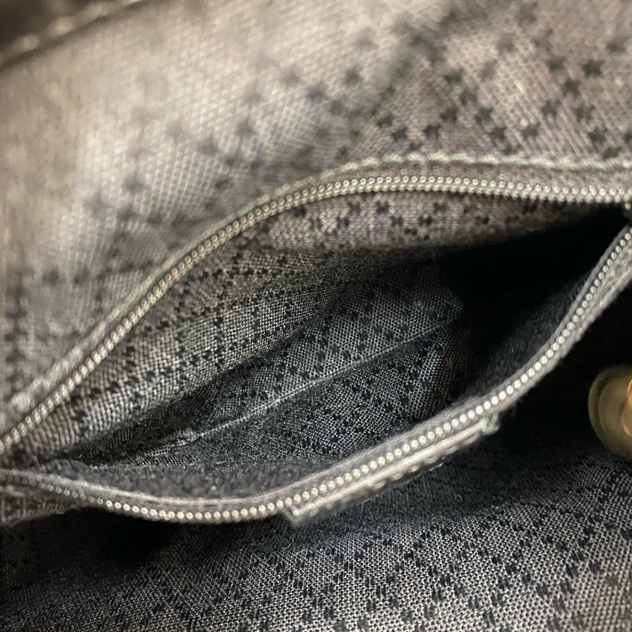 GUCCI Backpack leather black Bamboo