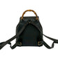 GUCCI Backpack leather black Bamboo