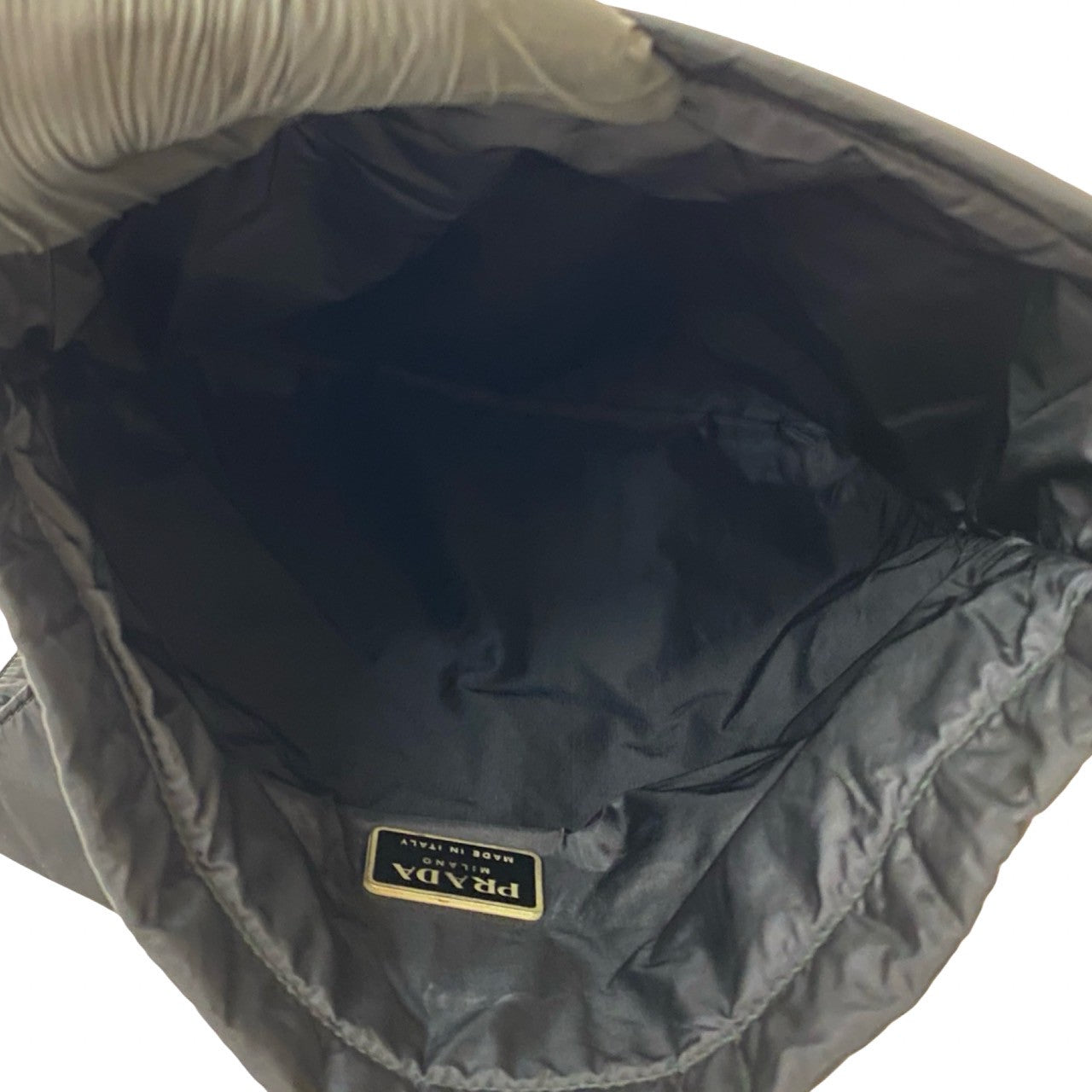 PRADA Backpack Nylon black PRADA Sports