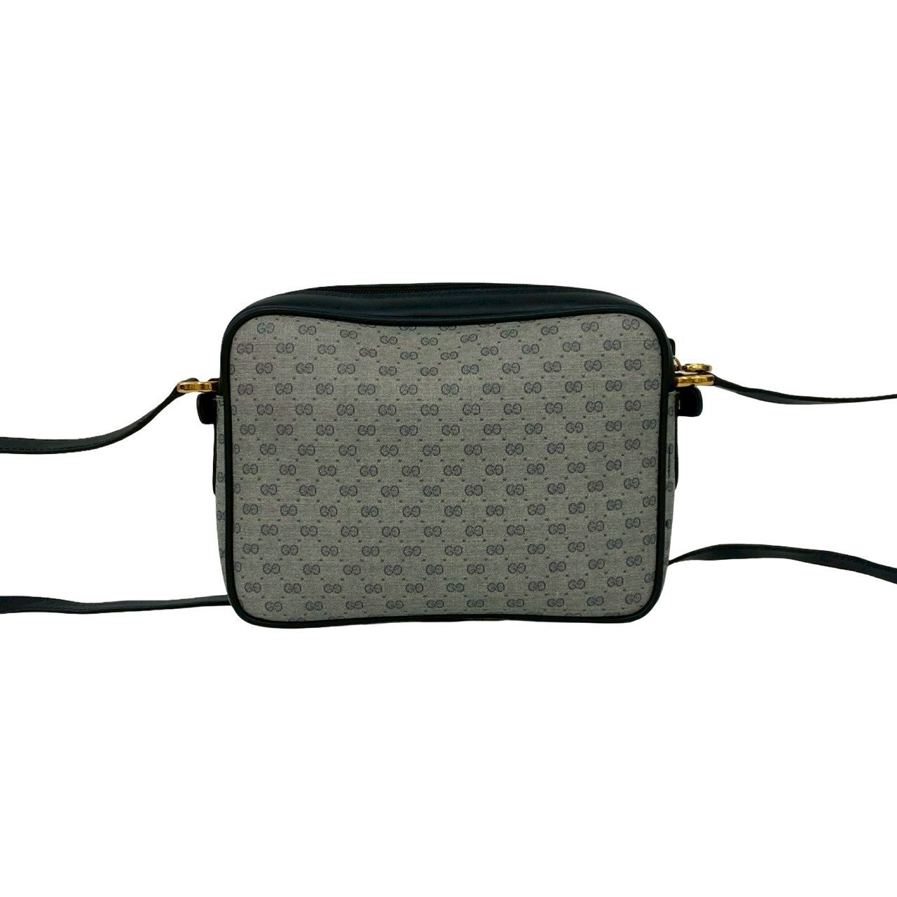 GUCCI Shoulder Bag leather Navy